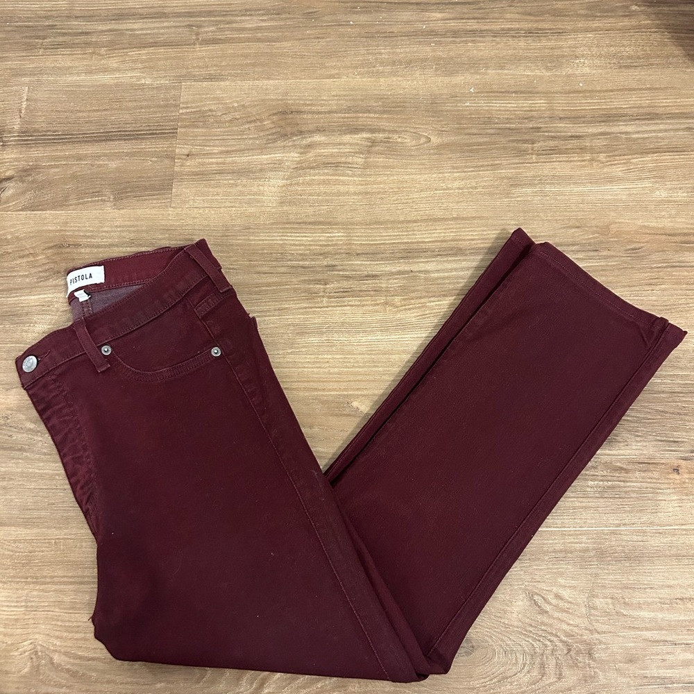 Pistola Burgundy Skinny Jeans